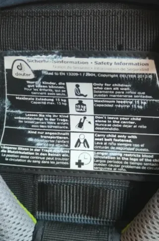 Mochila Portabebés Deuter Kid Comfort PLUS