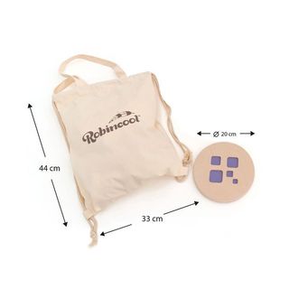 Juego Robincool bebé: texturas y formas Montessori