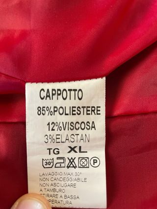 Cappotto bambino blu taglia XL