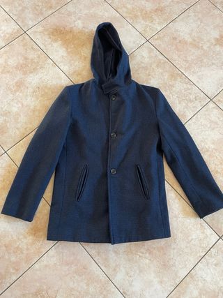 Cappotto bambino blu taglia XL