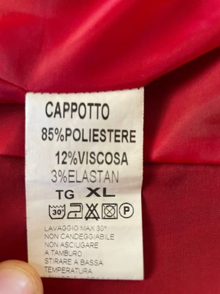 Cappotto bambino blu taglia XL