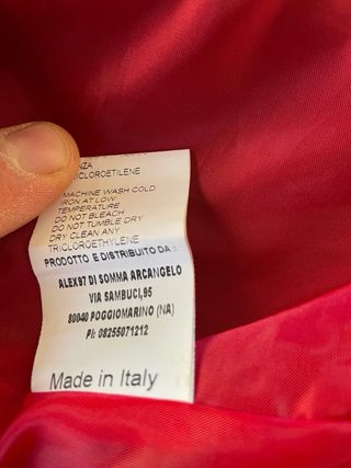 Cappotto bambino blu taglia XL