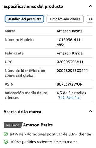 Barra Cortinas Doble Extensible Amazon hasta 182cm