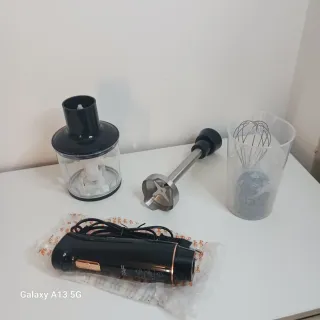 Batidora de mano 4 en 1, batidora multifuncional