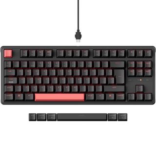 Teclado Mecánico Keychron C3 Pro Negro/Rojo