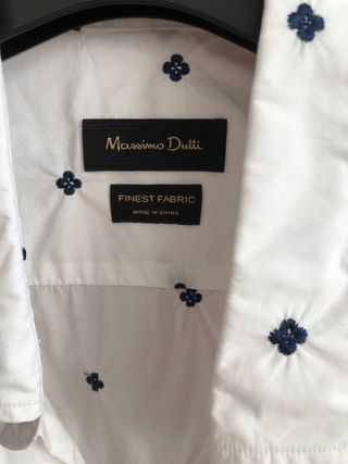 Camisa Massimo Dutti Estampada XL