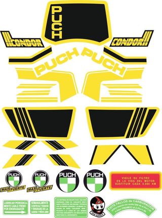 KIT DE ADHESIVOS PUCH CONDOR 3