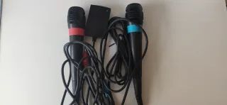 Pack 2 Micrófonos SingStar + Adaptador USB PS2