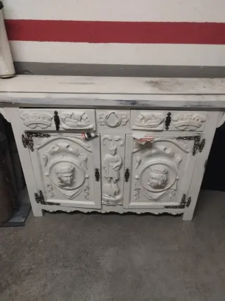 Recibidor madera maciza 90 años