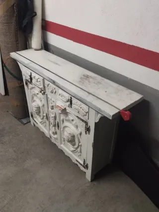 Recibidor madera maciza 90 años