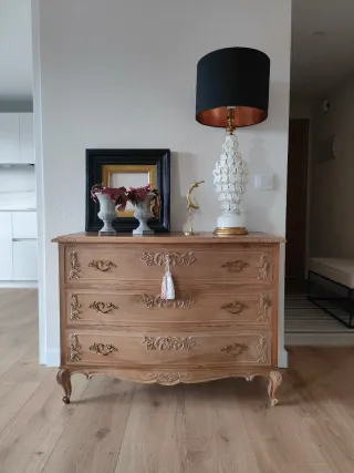 Lámpara Manises cerámica blanca ( Sin pantalla).