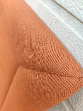 Cabecero DHOME lino naranja