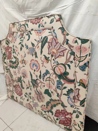 Cabecero DHOME lino naranja