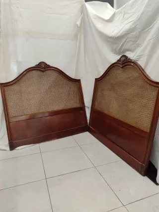 Cabecero DHOME lino naranja