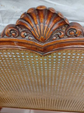 Cabecero DHOME lino naranja