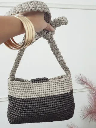 Borsa uncinetto fatta a mano