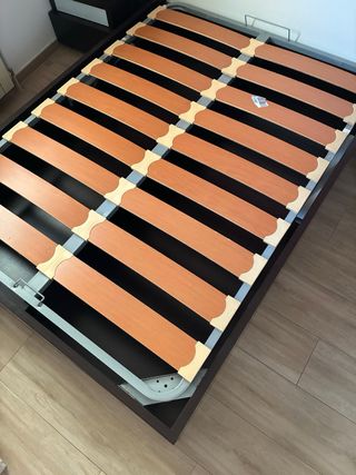 Canapé abatible 190x135 wengué