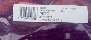 MISSONI Set Asciugamani Cotone Velour