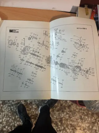 Manual Despiece Motor Minarelli AM6 Automix