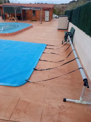 Manta Térmica Piscina Azul