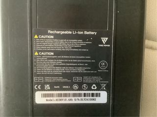 Batería bici eléctrica Ansmann 36V 10.4Ah,nueva