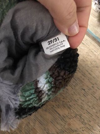 Ciabatte Bimbo Camouflage 29/31