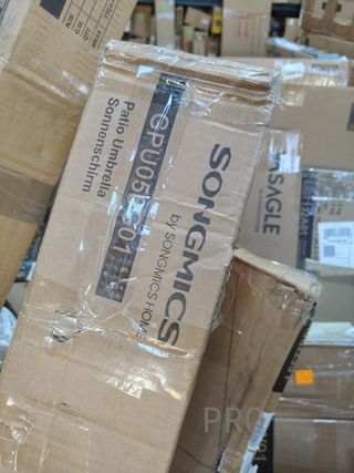 Sombrilla rectangular para balcón - Songmics