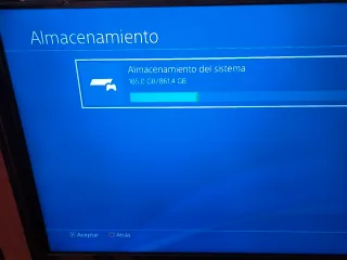 PS4 (PlayStation 4) Negra + Mando versión 11.00