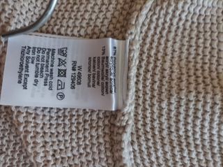 Cardigan beige traforato taglia L