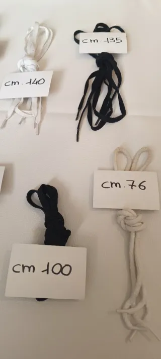 Lacci per scarpe assortiti