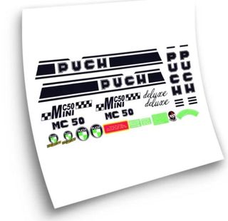 juego de pegatinas Pegatinas PUCH MC 50 MINI CROSS