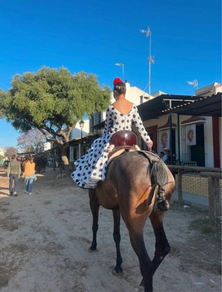 Vestido de flamenca lunares