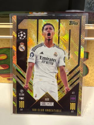 Carta Topps Jude Bellingham 101 Club Unbeatable