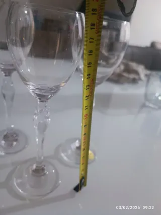 Set 4 Calici Cristallo