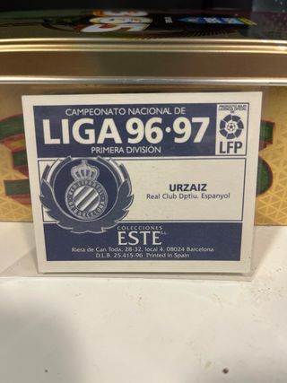 Cromo Urzaiz RCD Espanyol 96-97