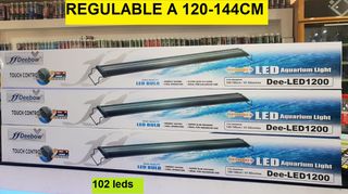 pantalla led 120 a 140 cm acuario pecera luz