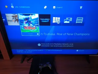 PS4 (PlayStation 4) Negra + Mando versión 11.00