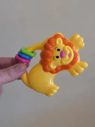 Lote 3 Juguetes Bebé: León, Mono, Cebra