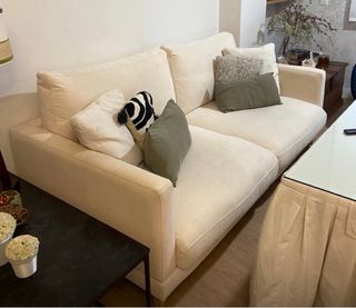 Sofá Banak Dafne 3 plazas beige