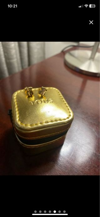 Pendientes Oso Tous Oro