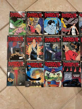 Diabolik Costa bianca R lotto di 26 fumetti