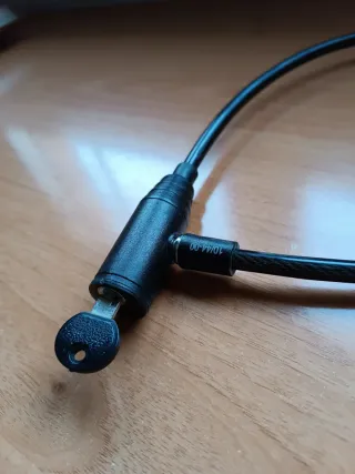 Candado de cable para bicicleta