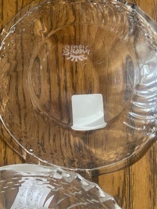 Set 3 Piatti Decorativi Crystal 24 % Pbo