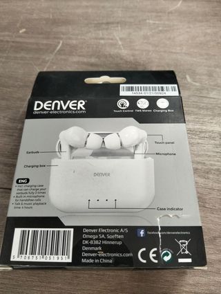 DENVER TWE-37 Auriculares inalambricos earbuds