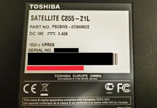 Toshiba Satellite C855-21L i5 SUPERVITAMINADO