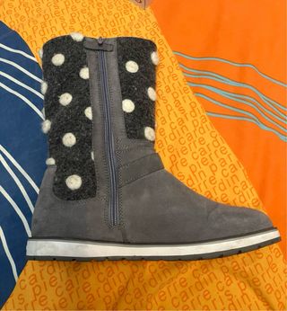 Botas Geox grises lunares poco uso
