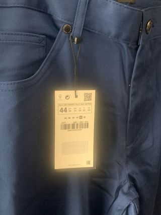 Pantalón Zara Skinny Fit Azul Talla 44