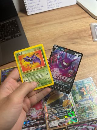 Lote de cartas Pokémon: Zubat y Crobat V
