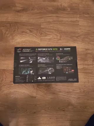 Tarjeta Gráfica Asus GTX 1070 Strix Gaming