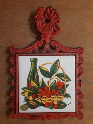 Sottopentola Artmark stile Mid-Century - '60-'70